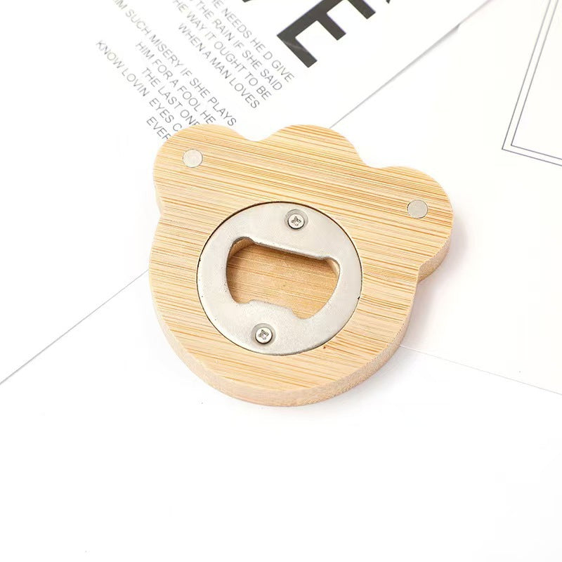 Portable Creative Bear Bottle Opener for Home Use