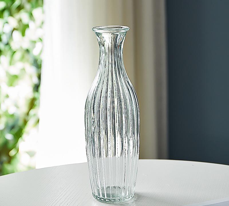 Vintage Glass Embossed Mini Vase For Flowers