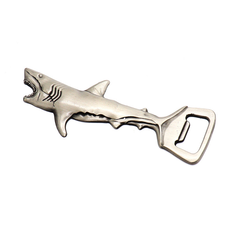 Shark Multi-functional Beer Bottle Opener Refrigerator Magnet