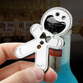 Creative Cartoon Doll Bottle Opener Keychain Multifunctional Gingerbread Man