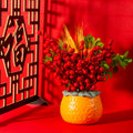 Orange Shape Decorative Small Vase For Home