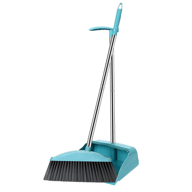 Wide Broom And Dustpan Set For Home Cleaning