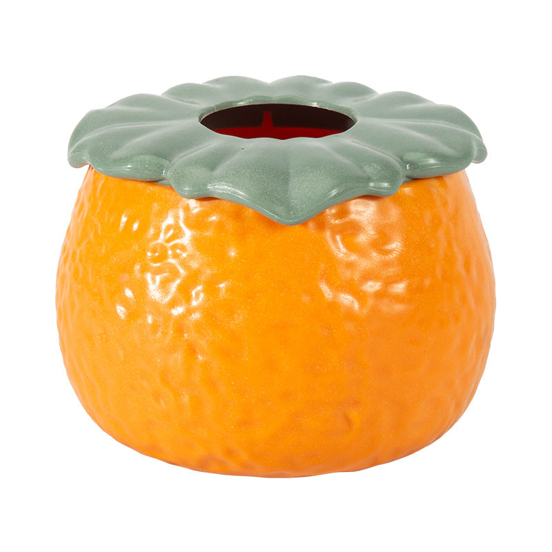 Orange Shape Decorative Small Vase For Home